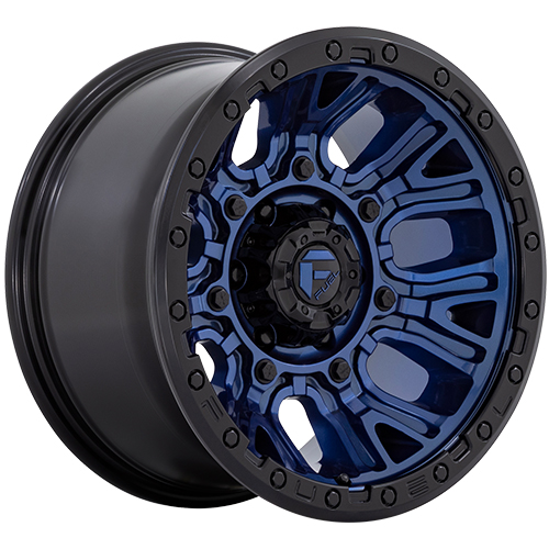 Fuel Offroad Traction D827 Dark Blue W/ Black Ring - Part Number D82720908950 Fuel Offroad Traction D827 Dark Blue W/ Black Ring Photo