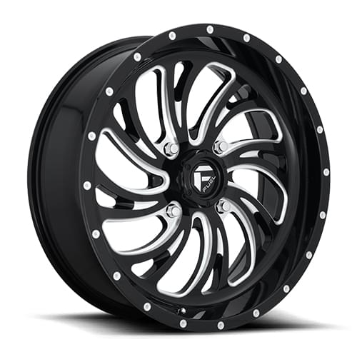 Fuel UTV Kompressor D641 Gloss Black W/ Milled Spokes Photo