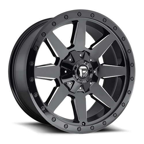 Fuel Offroad Wildcat D597 Gloss Black W/ Milled Spokes - Part Number D59720909857 Fuel Offroad Wildcat D597 Gloss Black W/ Milled Spokes Photo