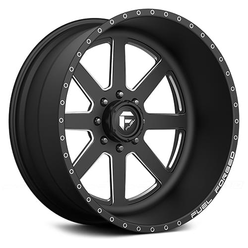 Fuel Forged FF09 Matte Black W/ Milled Spokes - Part Number DE0922205645 Fuel Forged FF09 Matte Black W/ Milled Spokes Photo