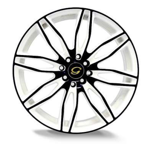G-Line Alloys G1017 White w/ Black Face