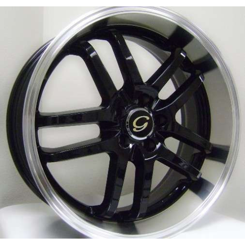 G-Line Alloys G817 Black Machined