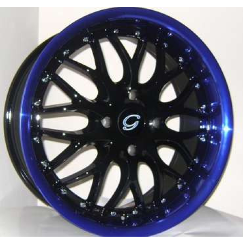 G-Line Alloys G901 Black w/ Blue Lip