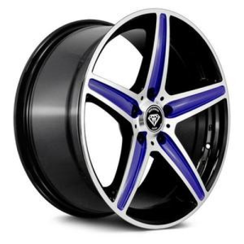 G-Line Alloys W253 Blue Machined