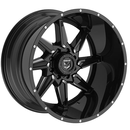 Gear Offroad Wrath 751 Gloss Black - Part Number 751BM-2446876 Gear Offroad Wrath 751 Gloss Black Photo