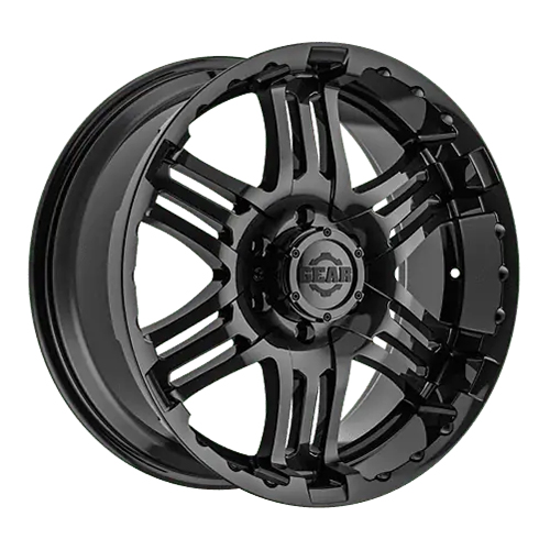 Gear Off Road Double Pump 713 Gloss Black - Part Number 713B-6808400 Gear Off Road Double Pump 713 Gloss Black Photo