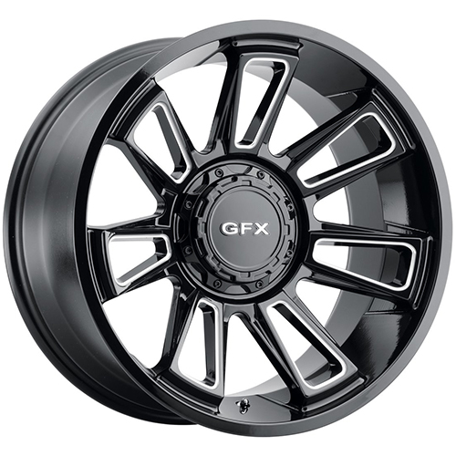 G-FX TR21 Gloss Black Milled - Part Number T21 290-8165-18 GBM G-FX TR21 Gloss Black Milled Photo