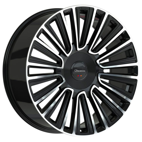 Giovanna Trento Gloss Black Machined Face