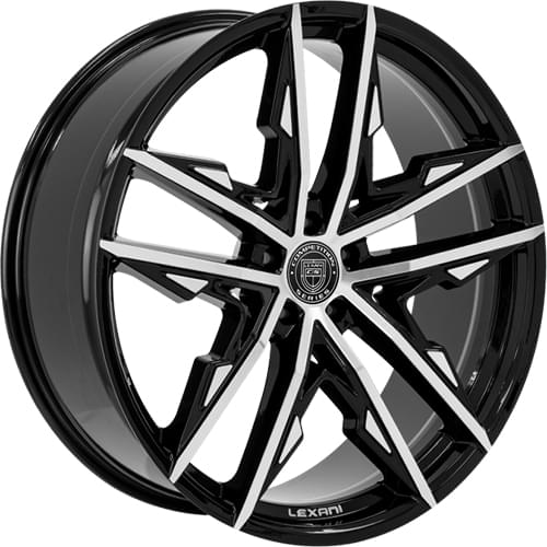 Lexani Venom 678 Gloss Black Machined - Part Number 678-2210-13-38MB Lexani Venom 678 Gloss Black Machined Photo