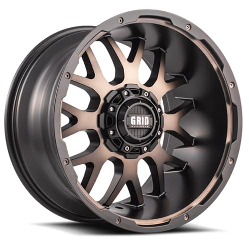 Grid Offroad GD02 Matte Black Metallic Dust W/ Dark Tint Photo