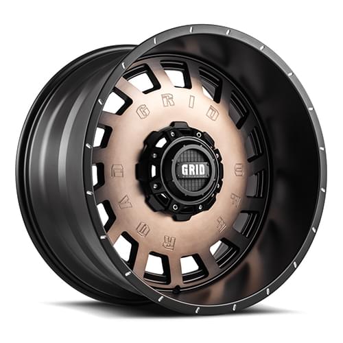 Grid Offroad GD03 Matte Black Metallic Dust W/ Dark Tint - Part Number GD03-20090052D1587 Grid Offroad GD03 Matte Black Metallic Dust W/ Dark Tint Photo