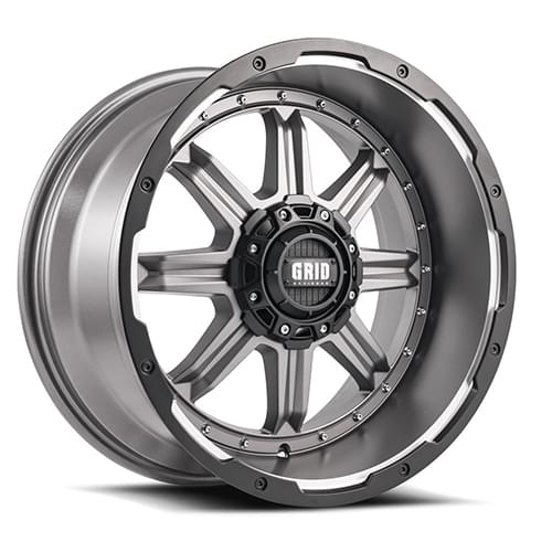 Grid Offroad GD10 Matte Anthracite W/ Black Lip Photo