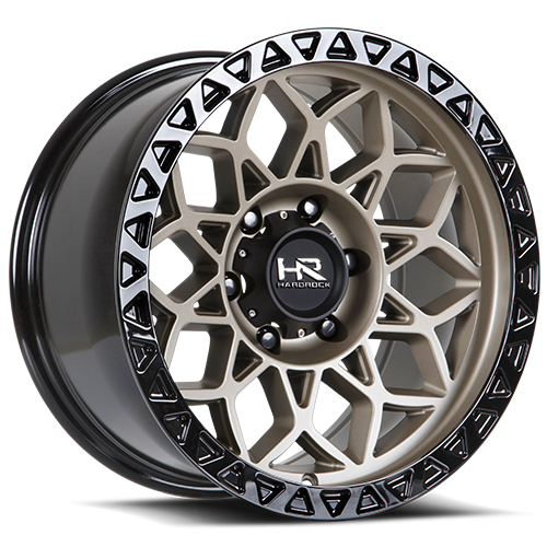 Hardrock H108 Matte Bronze W/ Black Beadlock Photo