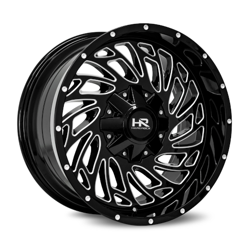 Hardrock H710 Gloss Black Milled - Part Number H710-201097119GBM Hardrock H710 Gloss Black Milled Photo