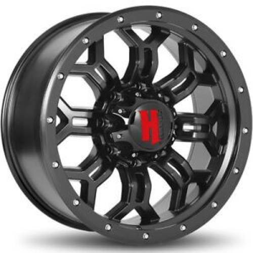 Havok 108 Dark Flat Black W/ Machined Rivets