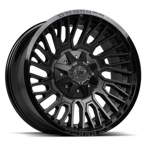 Luxxx HD Offroad LHD-28 Satin Black With Gloss Black Lip - Part Number LHD2822126135139-44G-A5 Luxxx HD Offroad LHD-28 Satin Black With Gloss Black Lip Photo
