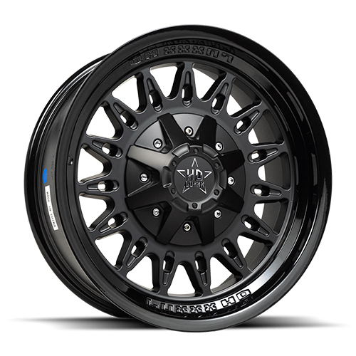 Luxxx HD Offroad LHD-30 Matte Black With Gloss Black Lip - Part Number LHD301798165170+6K-A5 Luxxx HD Offroad LHD-30 Matte Black With Gloss Black Lip Photo