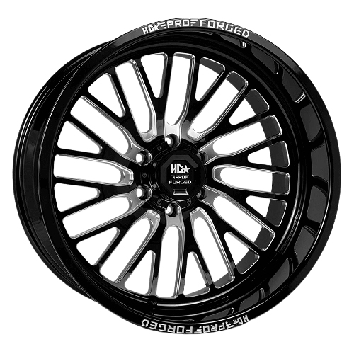 HD Pro Forged Sentry HDP07 Gloss Black Milled Left - Part Number FORGEDHDP07-241461397-76G-A1-R HD Pro Forged Sentry HDP07 Gloss Black Milled Left Photo
