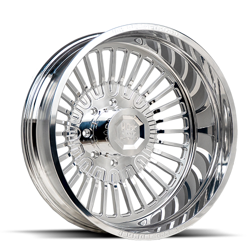 HD Pro Forged Warhog HD06 Polished Dually Rear - Part Number FGDUALLYHD06248258165-168Z-GR HD Pro Forged Warhog HD06 Polished Dually Rear Photo