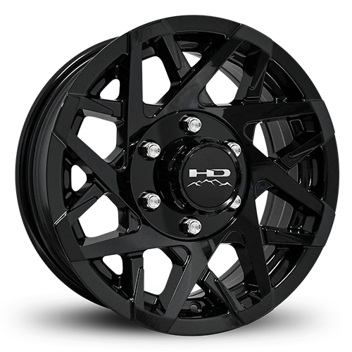 HD Trailer Wheels Canyon Gloss Black - Part Number CY1560650AGB HD Trailer Wheels Canyon Gloss Black Photo