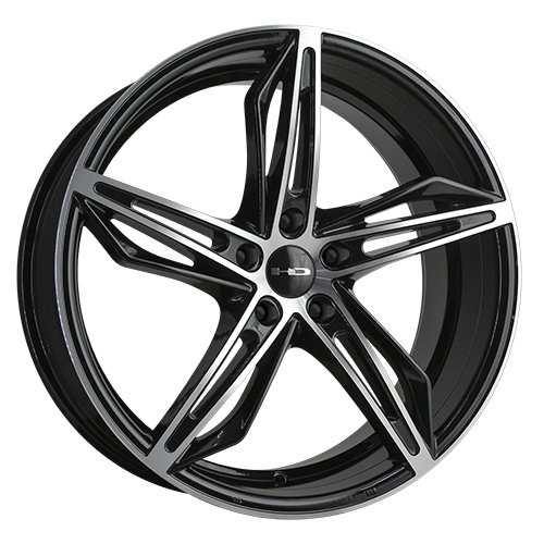 HD Wheels Fly-Cutter Gloss Black Machined - Part Number FC18806535BK HD Wheels Fly-Cutter Gloss Black Machined Photo
