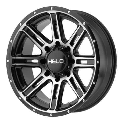 Helo HE900 Gloss Black Machined Photo