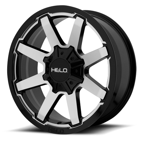 Helo HE909 Gloss Black W/ Machined Face Photo