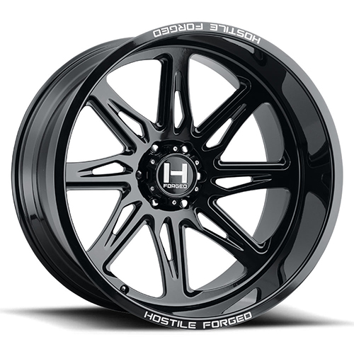 Hostile Forged Tomahawk HF07 Gloss Black - Part Number HF07-2614655045GBR Hostile Forged Tomahawk HF07 Gloss Black Photo