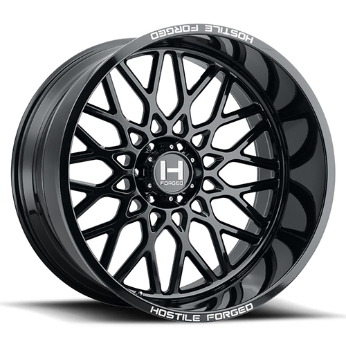 Hostile Forged Savage HF08 Gloss Black - Part Number HF08-2214655045GB Hostile Forged Savage HF08 Gloss Black Photo