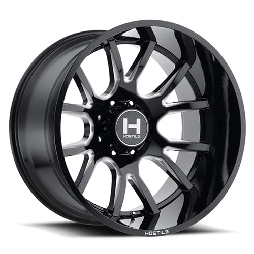 Hostile Rage H113 8 Lug Blade Cut - Part Number H113-2210818045B Hostile Rage H113 8 Lug Blade Cut Photo