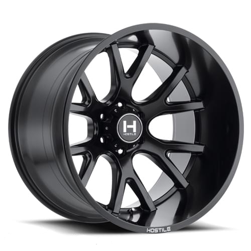 Hostile Rage H113 5 Lug Asphalt - Part Number H113-2010515047BB Hostile Rage H113 5 Lug Asphalt Photo