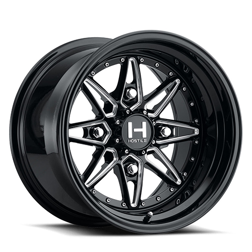 Hostile Blaster Gloss Black Milled - Part Number HF12-1510415654GB Hostile Blaster Gloss Black Milled Photo