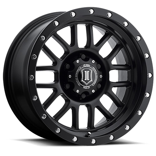 Icon Alloys Alpha Satin Black - Part Number 1220906356SB Icon Alloys Alpha Satin Black Photo