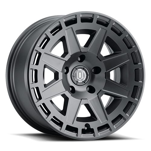 Icon Alloys Compass Satin Black - Part Number 3217856350SB Icon Alloys Compass Satin Black Photo