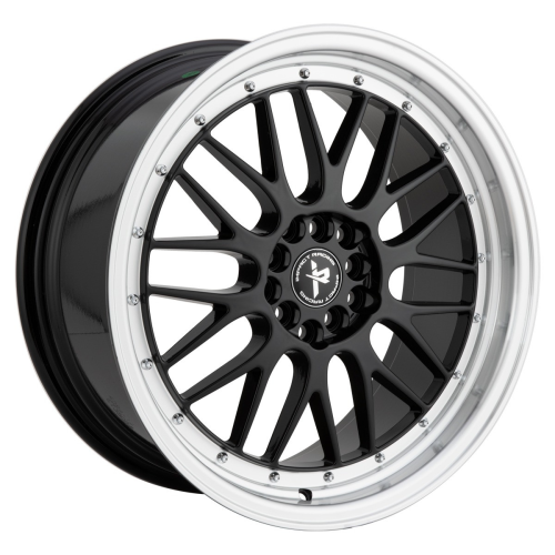 Impact Racing 505 Gloss Black W/ Machined Lip