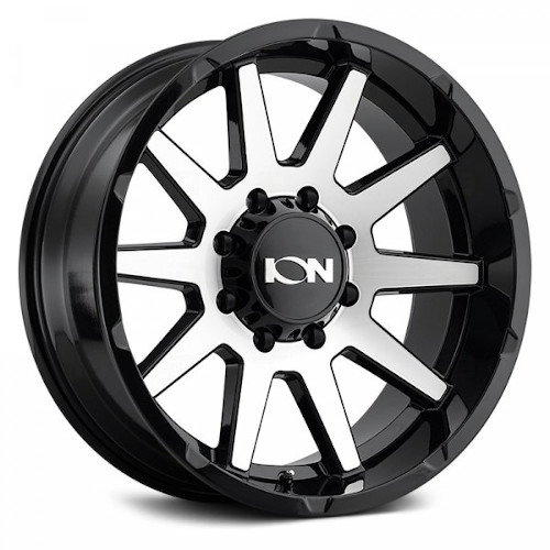 Ion Alloy 143 Gloss Black W/ Machined Face - Part Number 143-2183BM Ion Alloy 143 Gloss Black W/ Machined Face Photo