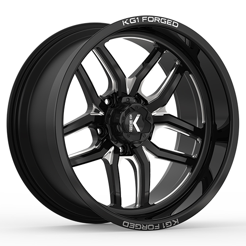 KG1 Forged Aristo KF002 Gloss Black Machined - Part Number KF002261688GM KG1 Forged Aristo KF002 Gloss Black Machined Photo