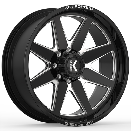 KG1 Forged Stella KC001 Gloss Black Machined - Part Number KC001221265GM KG1 Forged Stella KC001 Gloss Black Machined Photo