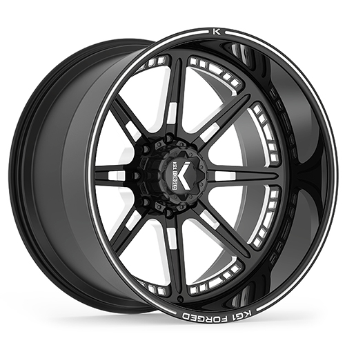 KG1 Forged Compass KC007 Gloss Black Premium Milled - Part Number KC007221469GPM KG1 Forged Compass KC007 Gloss Black Premium Milled Photo