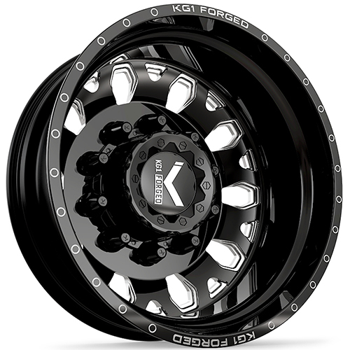 KG1 Forged Honor KD002 Gloss Black Milled - Part Number KD002R2482528GM KG1 Forged Honor KD002 Gloss Black Milled Photo