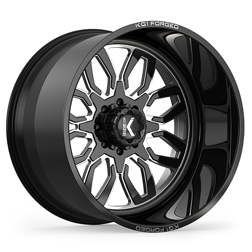 KG1 Forged Gear KF015 Gloss Black Milled - Part Number KF015261287GM KG1 Forged Gear KF015 Gloss Black Milled Photo