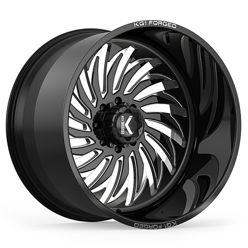 KG1 Forged Hurricane KF017 Gloss Black Premium Milled - Part Number KF017221486GPM-R KG1 Forged Hurricane KF017 Gloss Black Premium Milled Photo