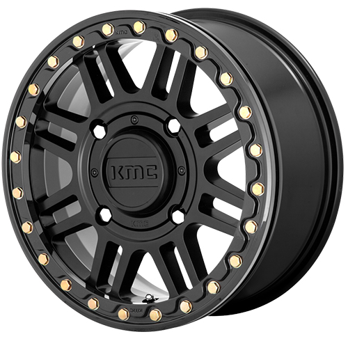 KMC KS250 Cage Satin Black Beadlock Photo