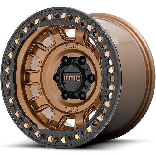 KMC KM236 Tank Beadlock Matte Bronze - Part Number KM23679087638N KMC KM236 Tank Beadlock Matte Bronze Photo