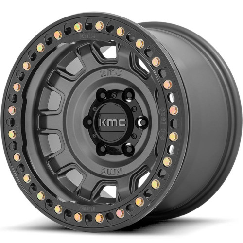 KMC KM236 Tank Beadlock Anthracite - Part Number KM23679060415N KMC KM236 Tank Beadlock Anthracite Photo