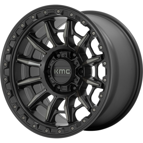 KMC KM547 Carnage Satin Black W/ Gray Tint Photo