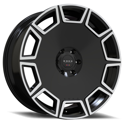 Koko Kuture Sicily Gloss Black Machined Face