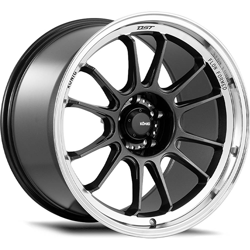 Konig Hypergram Carbon Gray With Machined Lip - Part Number 47MC-HG76100386 Konig Hypergram Carbon Gray With Machined Lip Photo