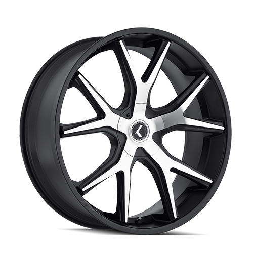 Kraze Splitz Black Machined - Part Number KR146-26118BM18 Kraze Splitz Black Machined Photo