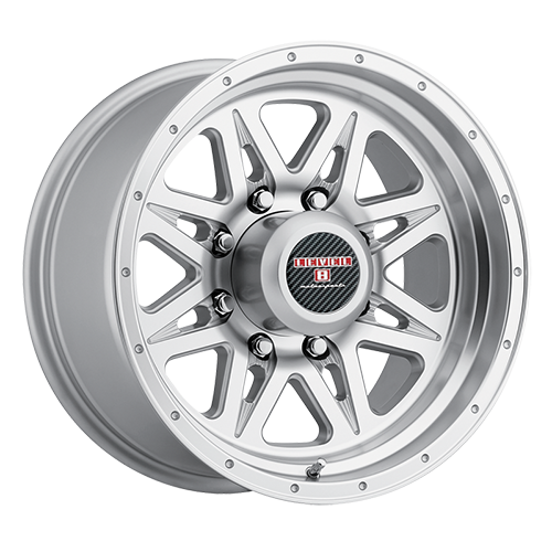 Level 8 Strike 8 Silver W/ Machined Lip - Part Number 2090ST8128170S31 Level 8 Strike 8 Silver W/ Machined Lip Photo